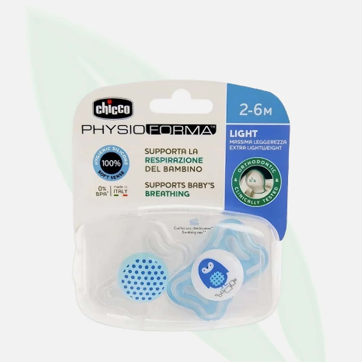 CHICCO PhysioForma Light Silicone Pacifier 2-6 Months