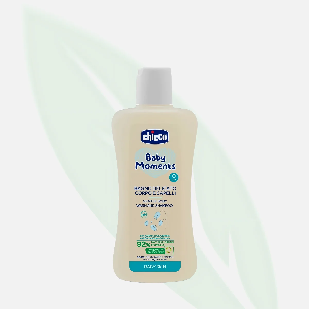 CHICCO Baby Moments Gentle Body Wash & Shampoo 2-in-1 200ml