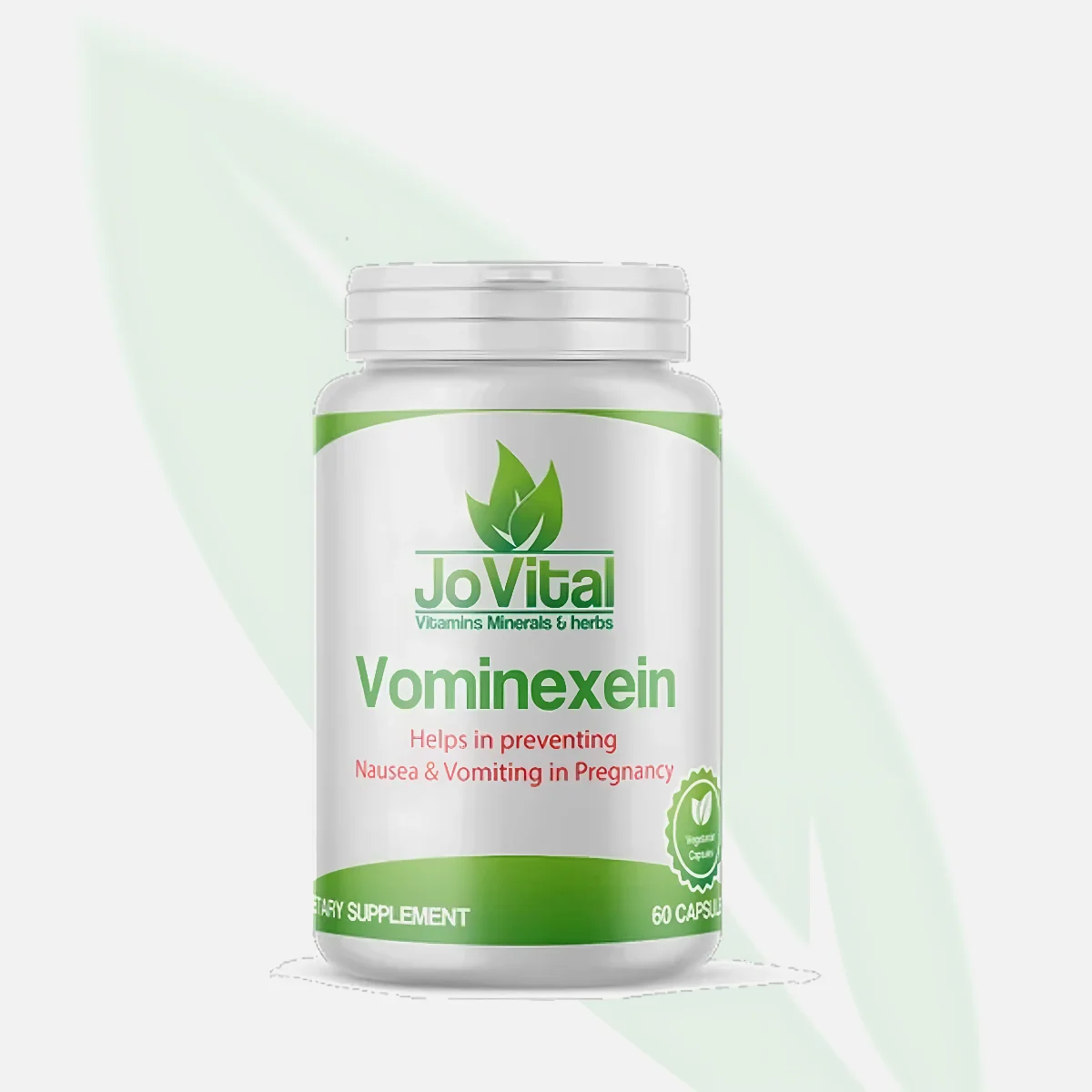 JOVITAL Vominexein Ginger & Vitamin B6 Anti-Nausea 60 Capsules JOVITAL Vominexein Ginger & Vitamin B6 Anti-Nausea 60 Capsules