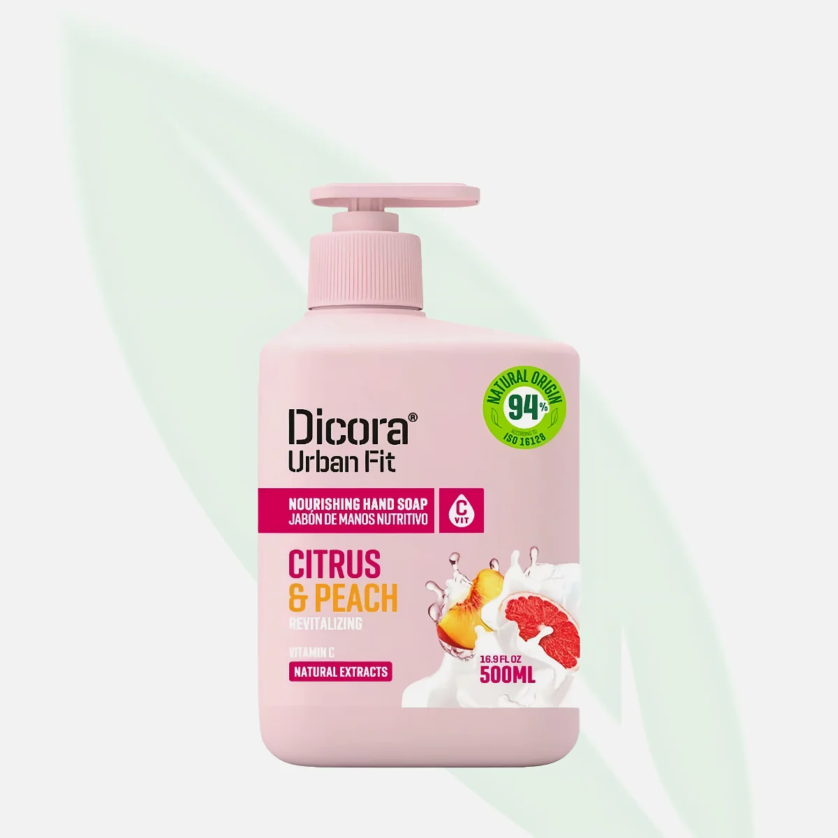 DICORA Urban Fit Nourishing Hand Soap Citrus & Peach Vitamin C 500ml