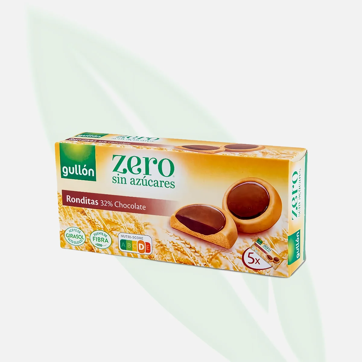 GULLON Zero Sugar Free Ronditas 32% Dark Chocolate Biscuits 186g GULLON Zero Sugar Free Ronditas 32% Dark Chocolate Biscuits 186g