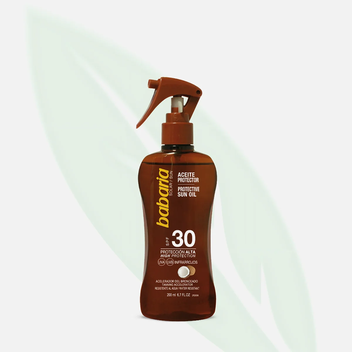 BABARIA زيت الشمس الواقي بخلاصة الجزر وبيتا كاروتين SPF6 300 مل