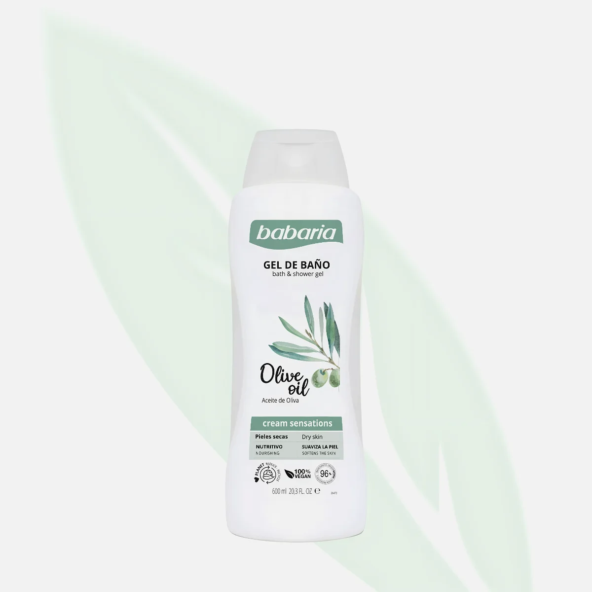 BABARIA Olive Oil Shower Gel 600ml