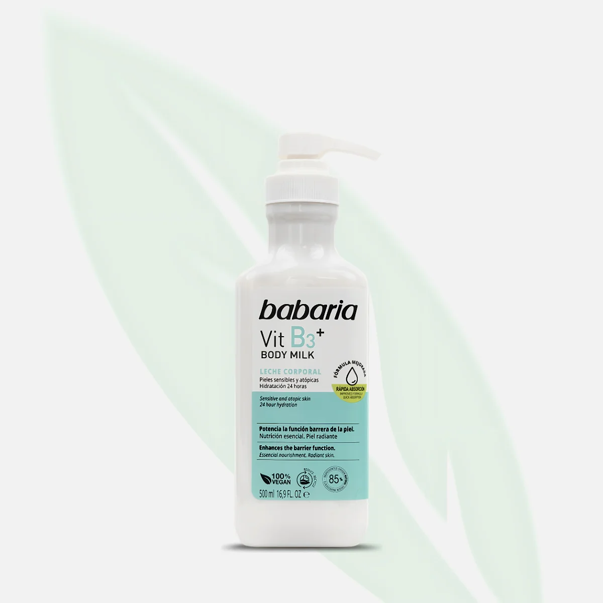 BABARIA Vitamin B3+ Niacinamide Body Milk 500ml