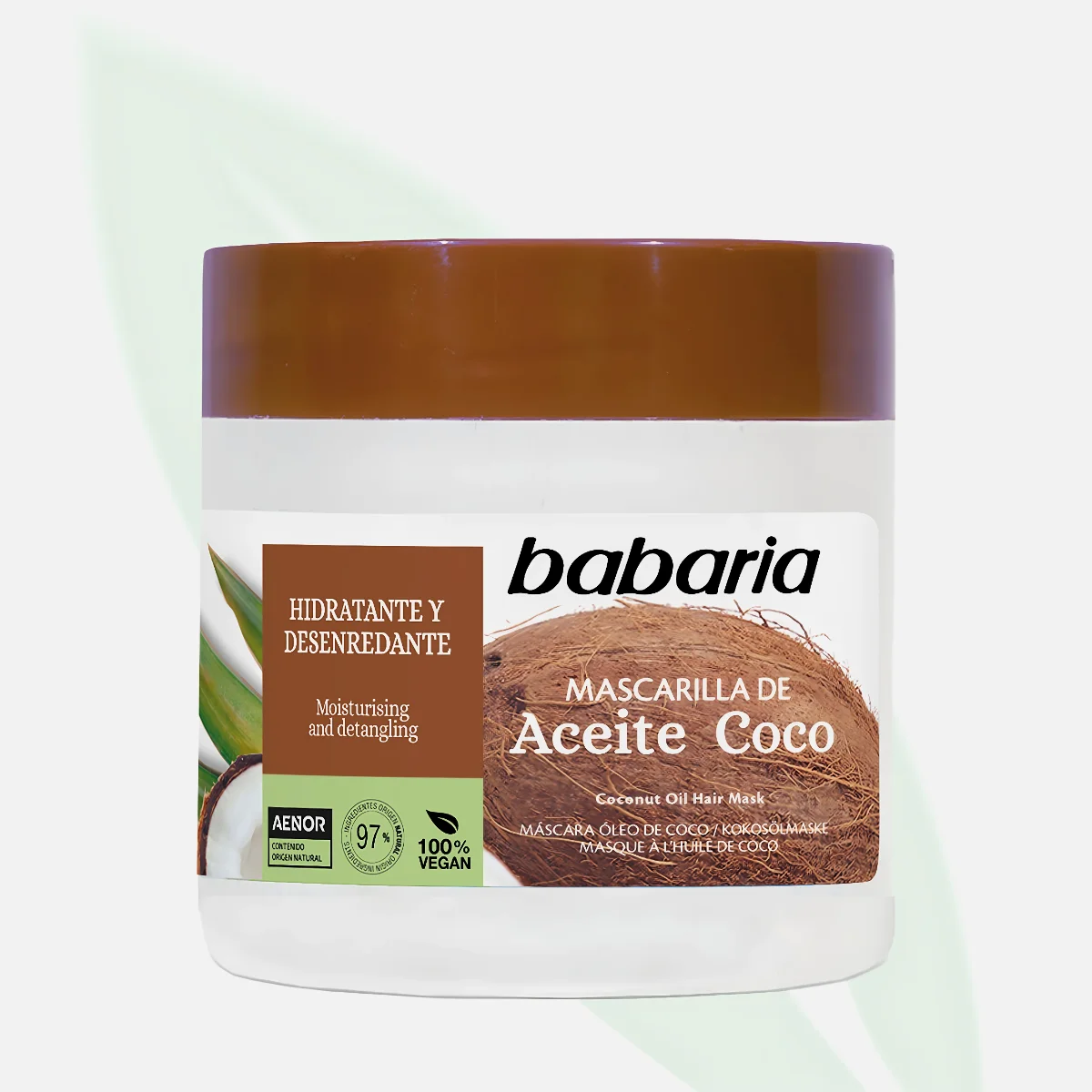 BABARIA Coconut Oil Moisturizing Hair Mask 400ml