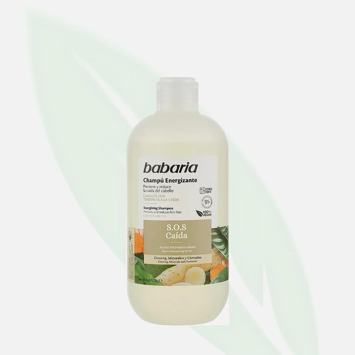 BABARIA S.O.S Caida Energizing Anti-Hair Loss Shampoo 500ml