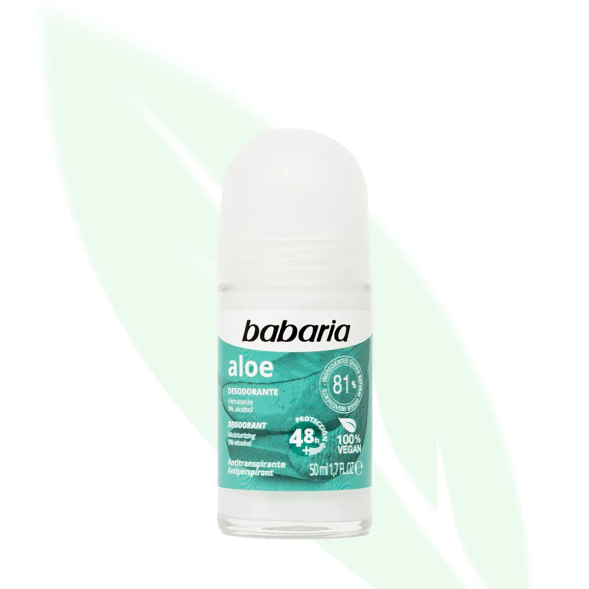BABARIA Aloe Vera Deodorant 48H Roll-On 50ml