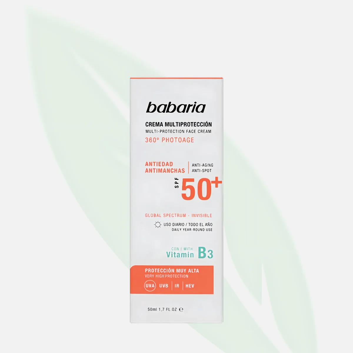 BABARIA Multi Protection Anti-Aging Face Cream SPF 50+ 50ml BABARIA Multi Protection Anti-Aging Face Cream SPF 50+ 50ml
