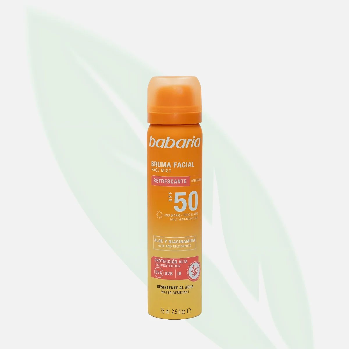 BABARIA Sunscreen Facial Mist SPF50 75ml BABARIA Sunscreen Facial Mist SPF50 75ml