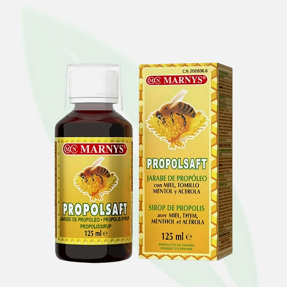 MARNYS Propolsaft Propolis & Honey Balsamic Syrup 125ml