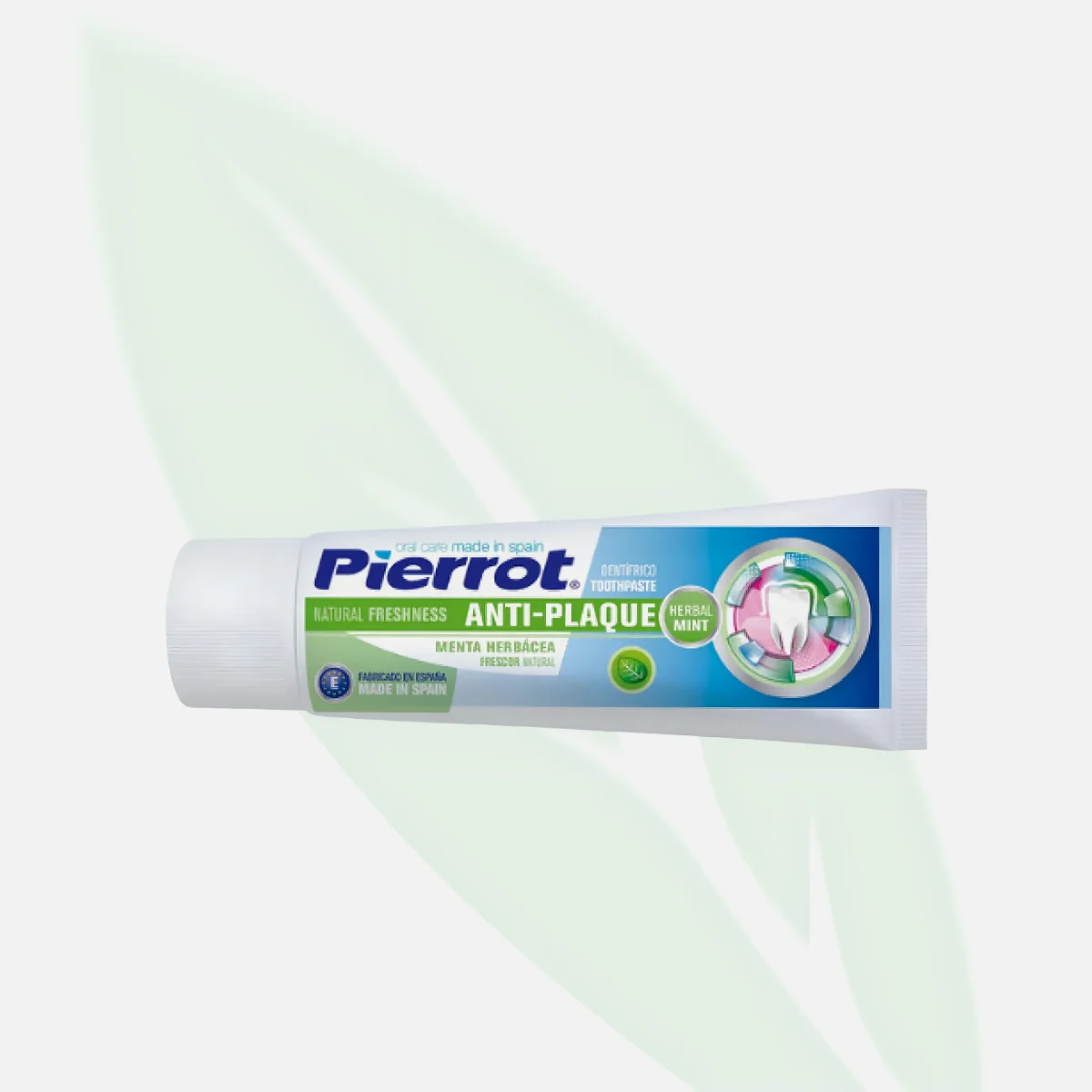 PIERROT Anti-Plaque Fluoride Herbal Mint Toothpaste 75ml PIERROT Anti-Plaque Fluoride Herbal Mint Toothpaste 75ml