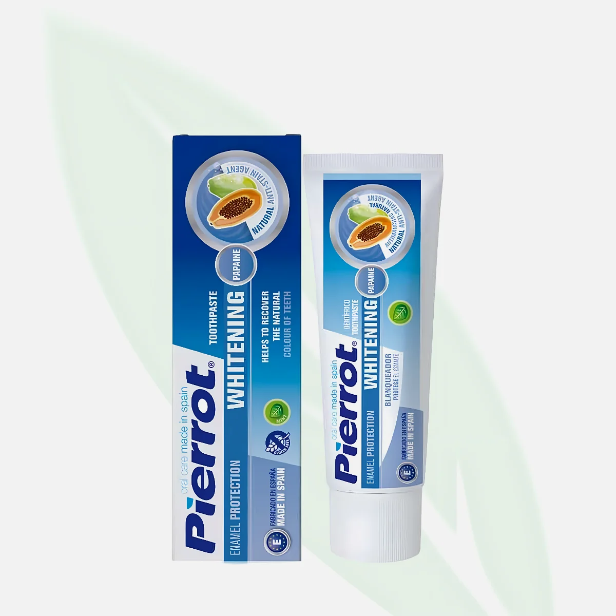 PIERROT Whitening Anti-Stain Toothpaste with Papain Extract 75ml PIERROT Whitening Anti-Stain Toothpaste with Papain Extract 75ml