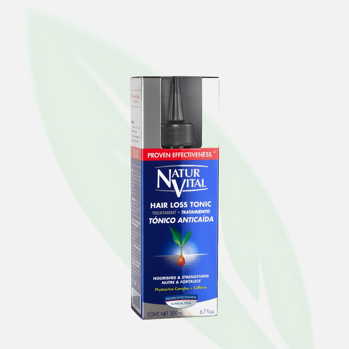 NATUR VITAL تونيك علاجي لمكافحة تساقط الشعر بالجينسنغ والكافيين 150 مل
