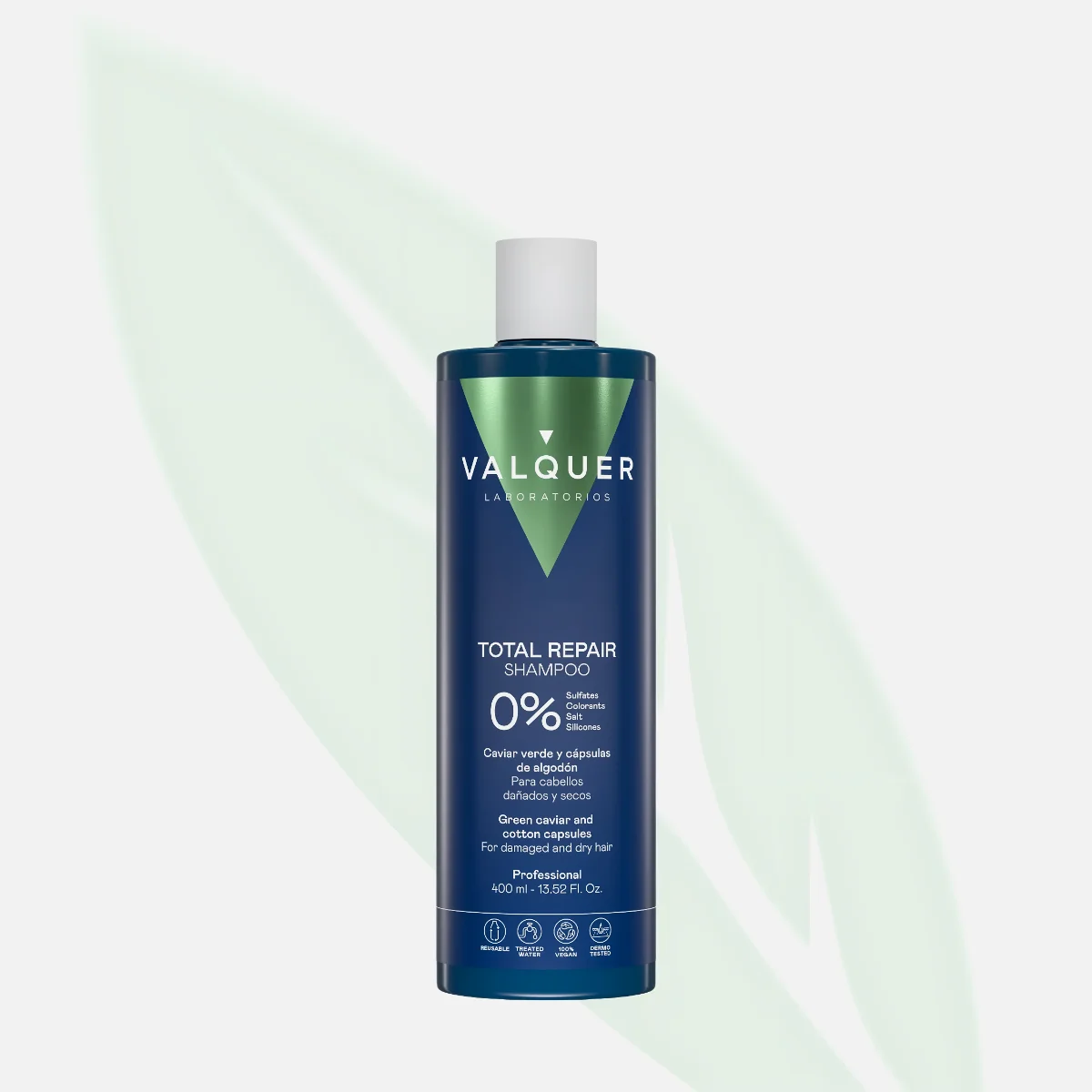 VALQUER Total Repair Zero Shampoo for Damaged Hair 400ml