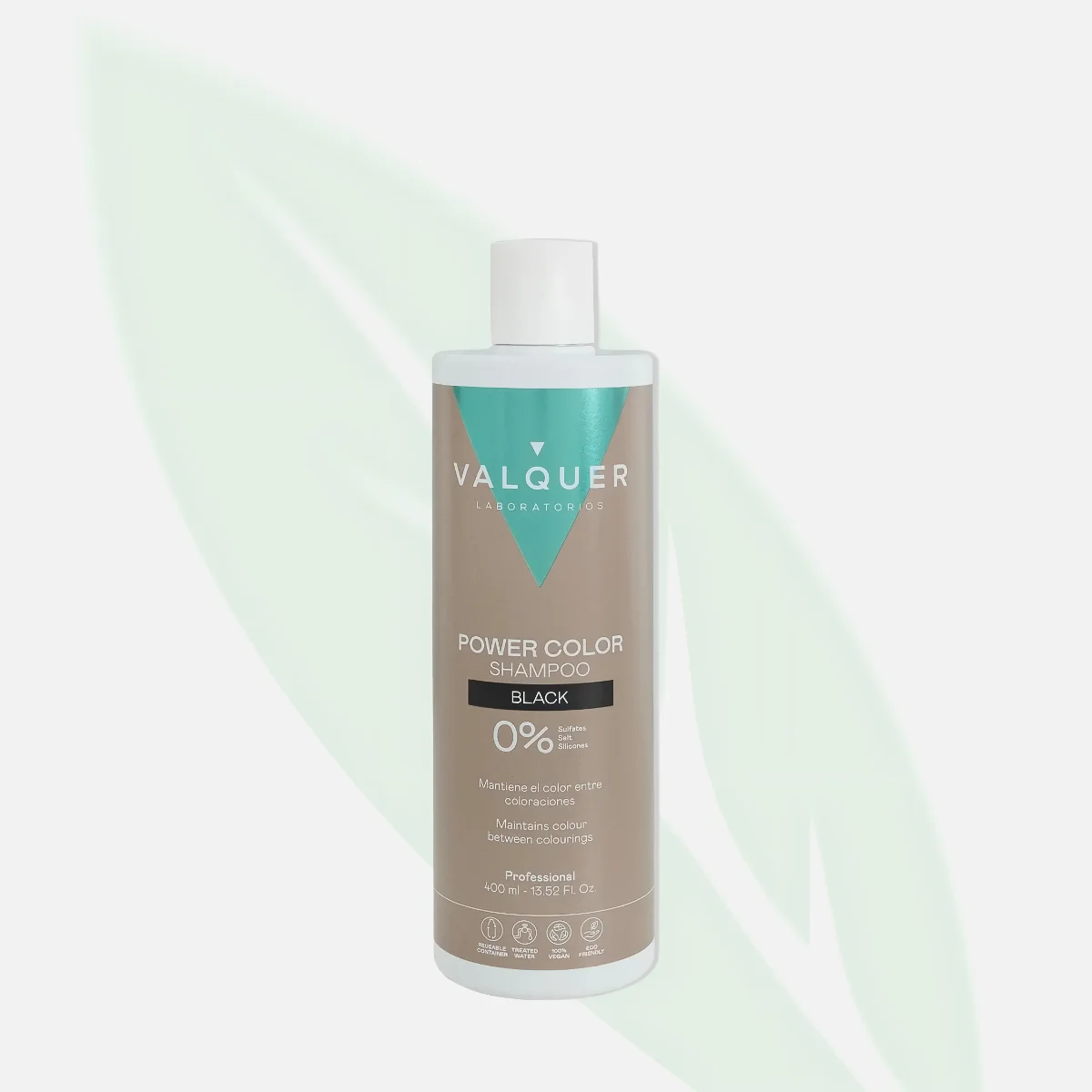 VALQUER Power Color Shampoo Black 400ml