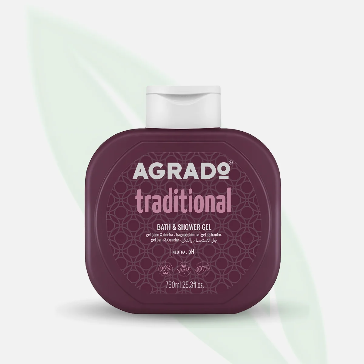 AGRADO Dermo Bath and Shower Gel 750ml