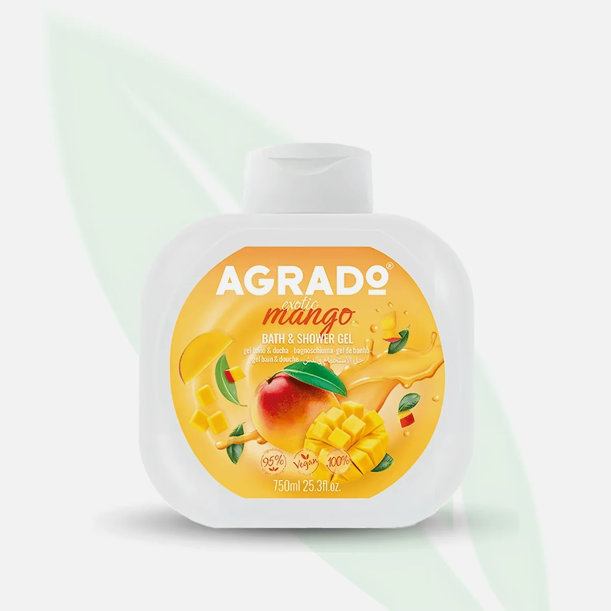 AGRADO Exotic Mango Bath & Shower Gel 750ml