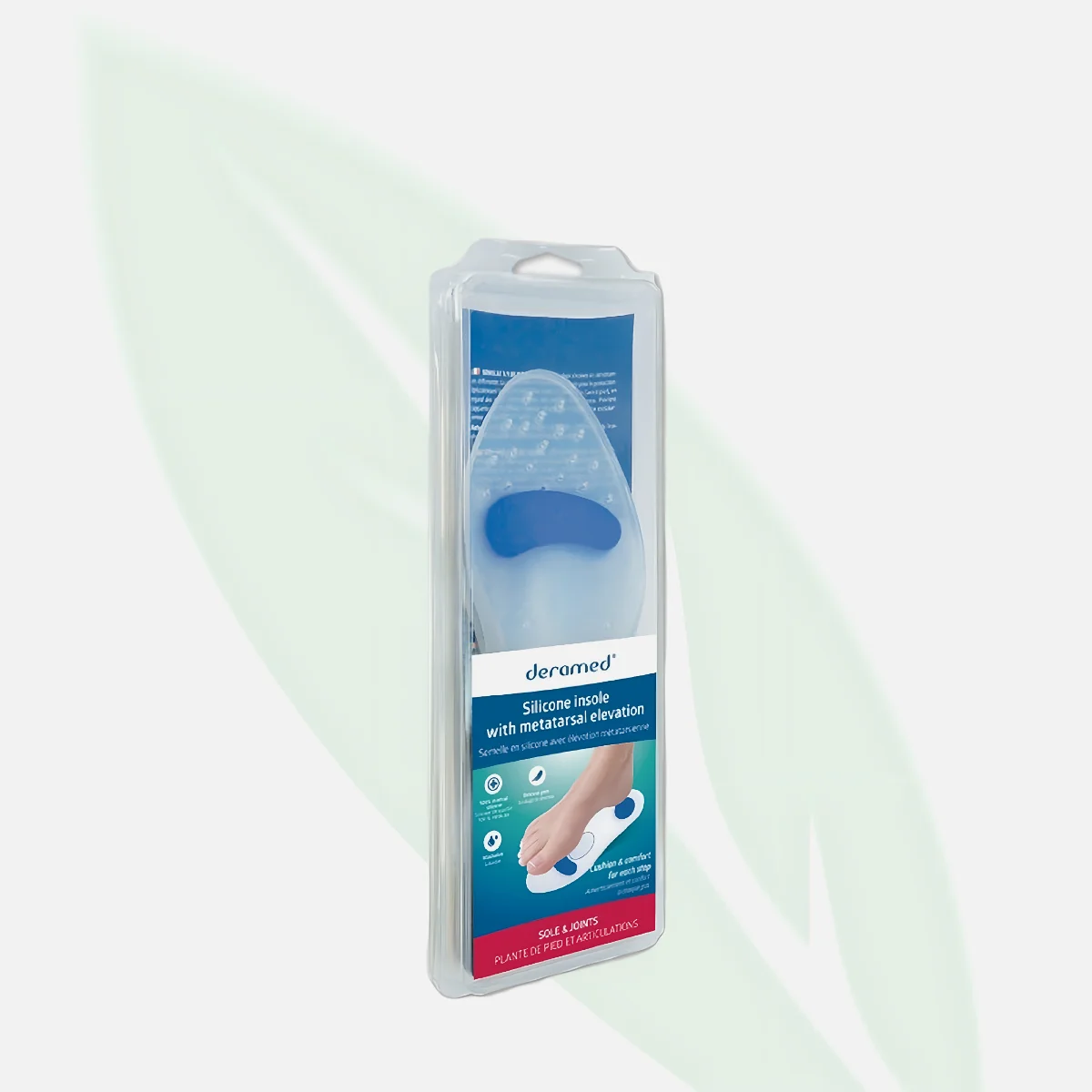 DERAMED Silicone Insole with Metatarsal Elevation