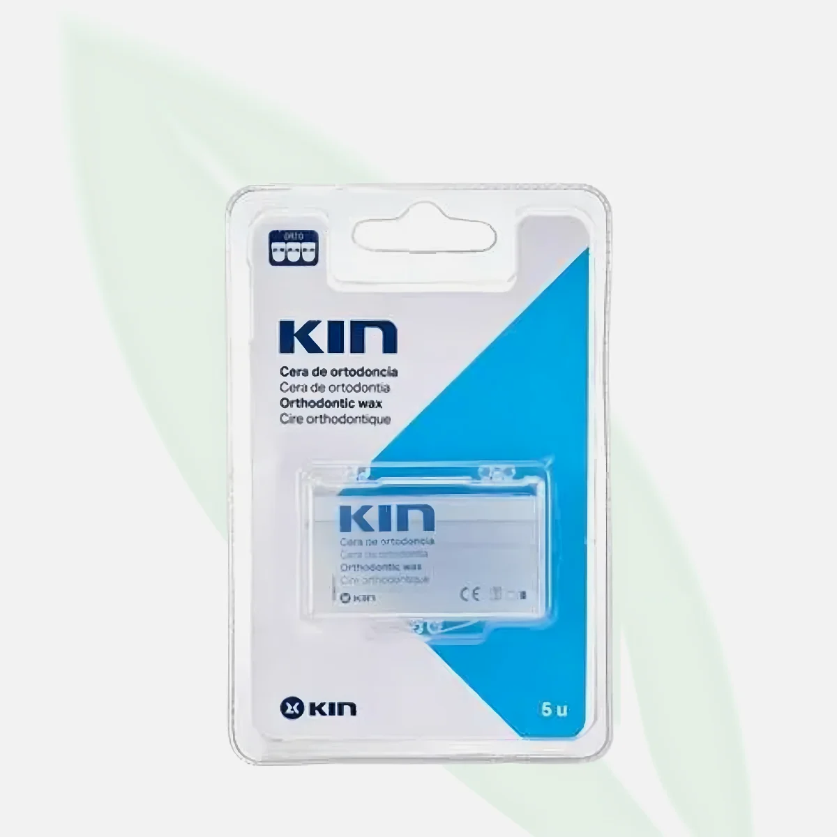 KIN شمع تقويم الأسنان الواقي من الاحتكاك والقرح 5 قطع