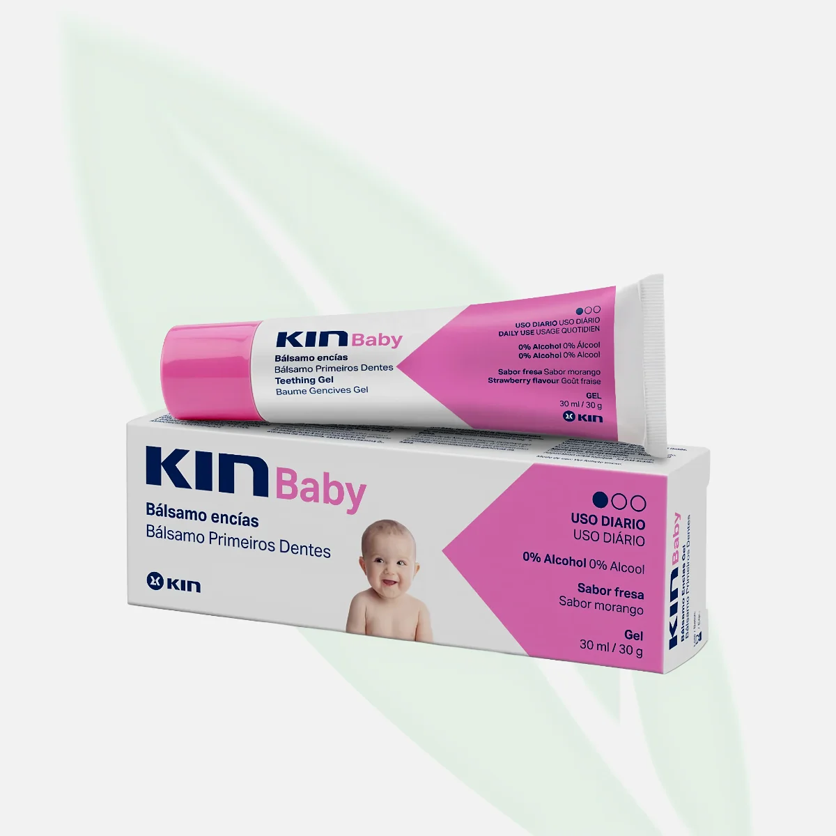 KIN Baby Teething Gel Strawberry 30ml KIN Baby Teething Gel Strawberry 30ml