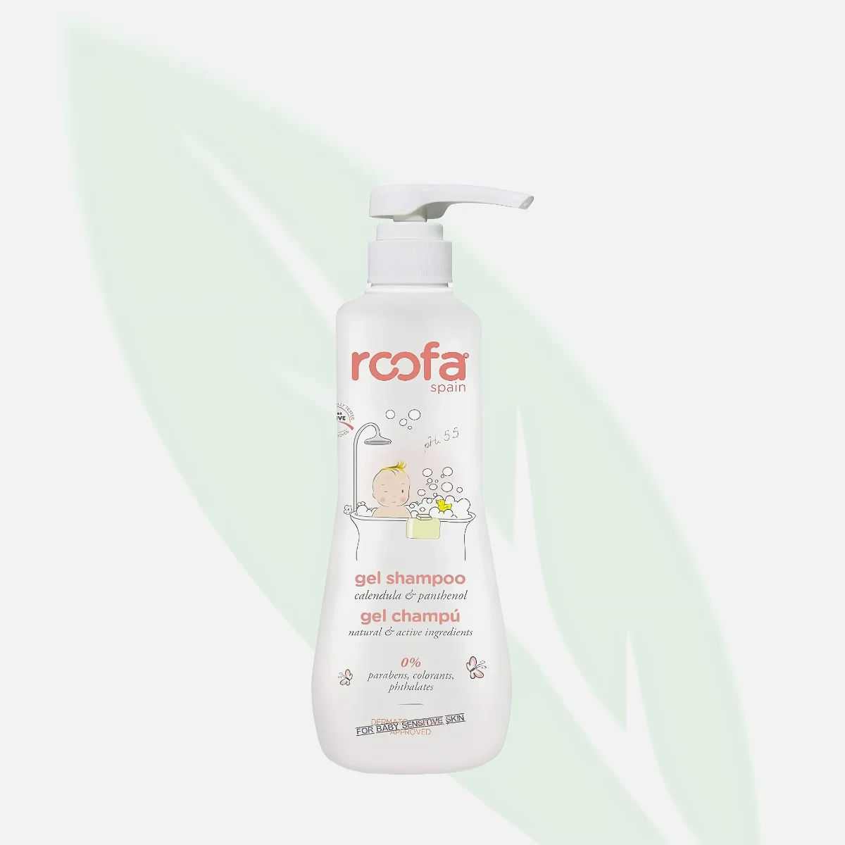 ROOFA Calendula & Panthenol Gel Shampoo 500ml ROOFA Calendula & Panthenol Gel Shampoo 500ml