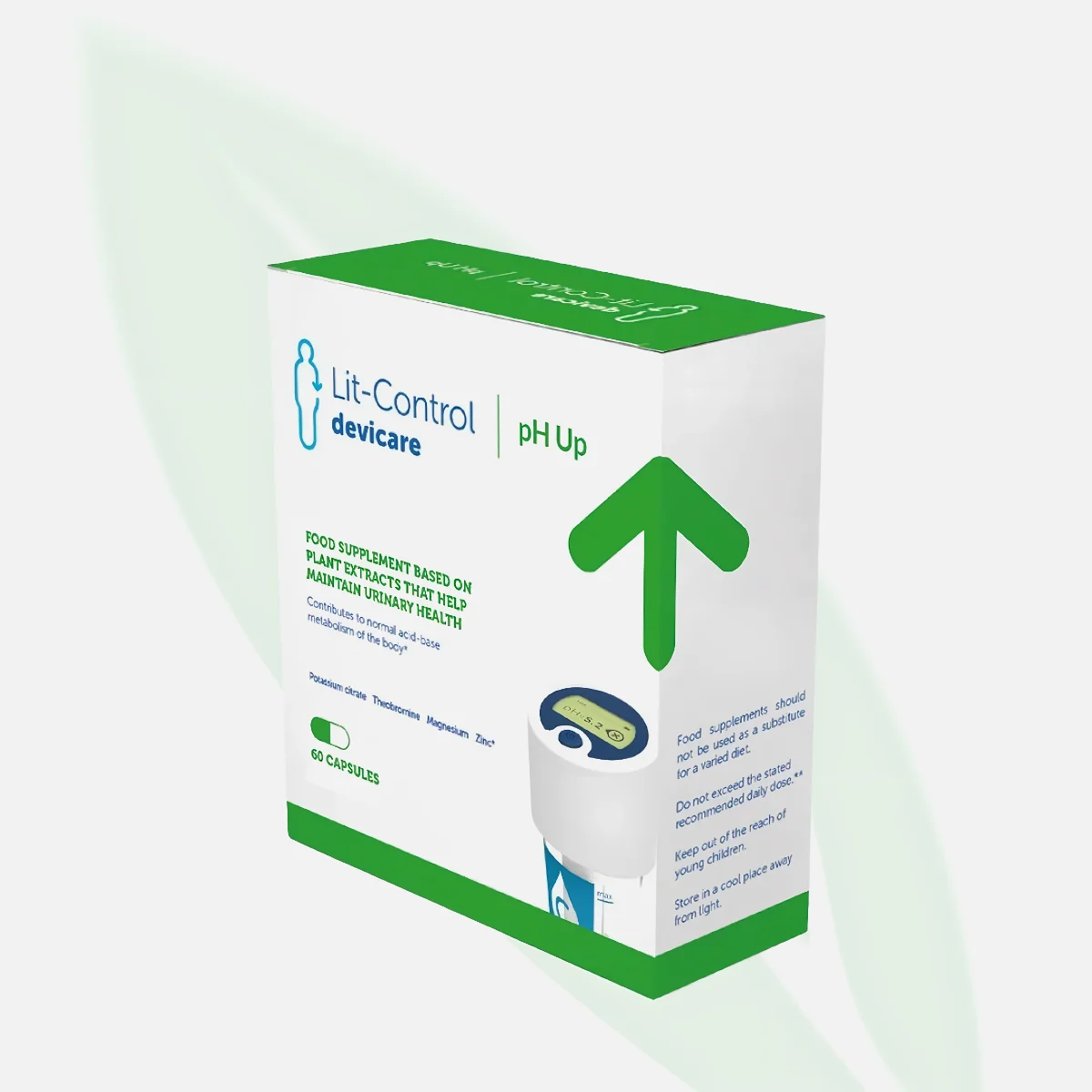 LIT-CONTROL pH Up Urinary Health Supplement 60 Capsules