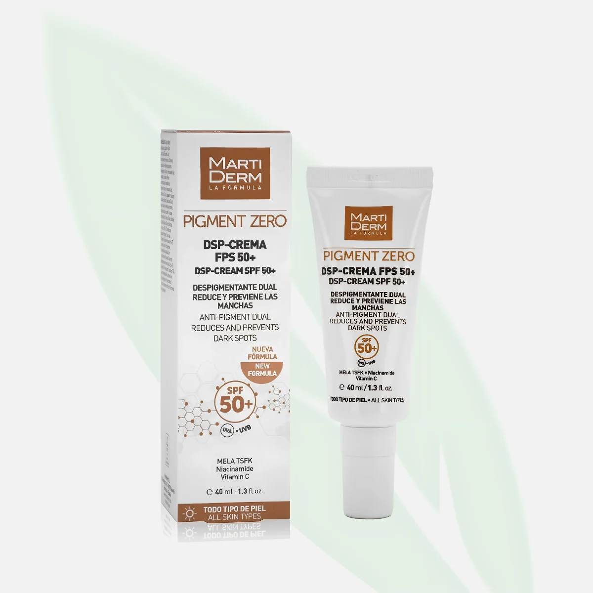 MARTIDERM Pigment Zero DSP-Cream SPF50+ Depigmenting Face Cream 40ml