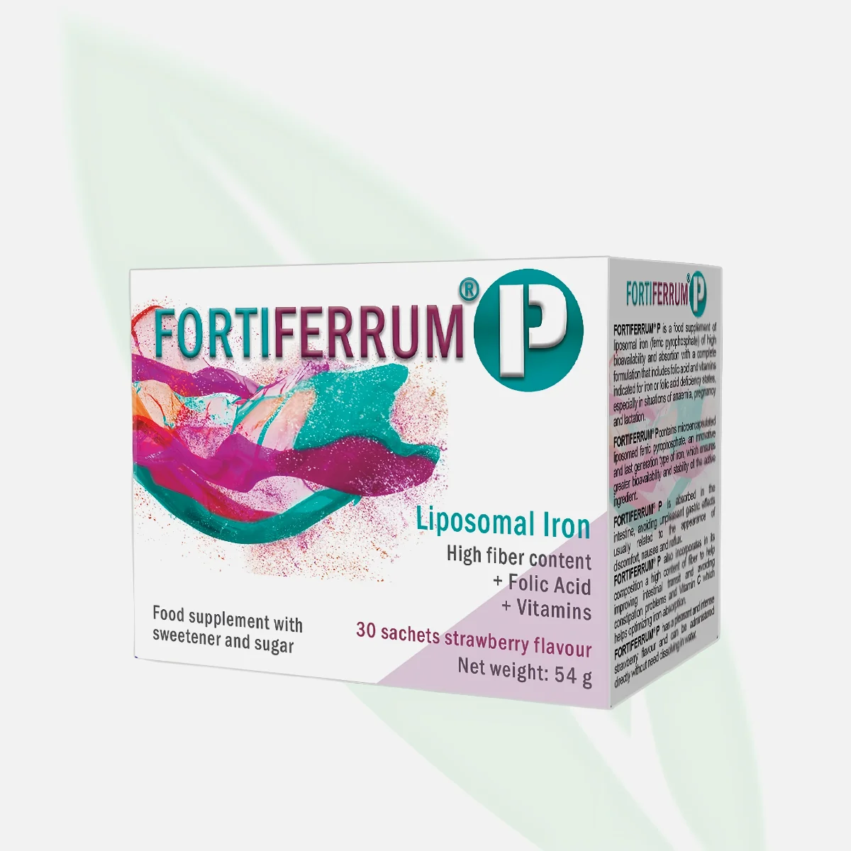 FORTIFERRUM P Liposomal Iron with Folic Acid 30 Sachets