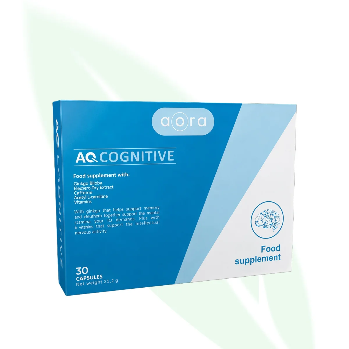AORA AQcognitive Brain & Cognitive Support 30 Capsules AORA AQcognitive Brain & Cognitive Support 30 Capsules