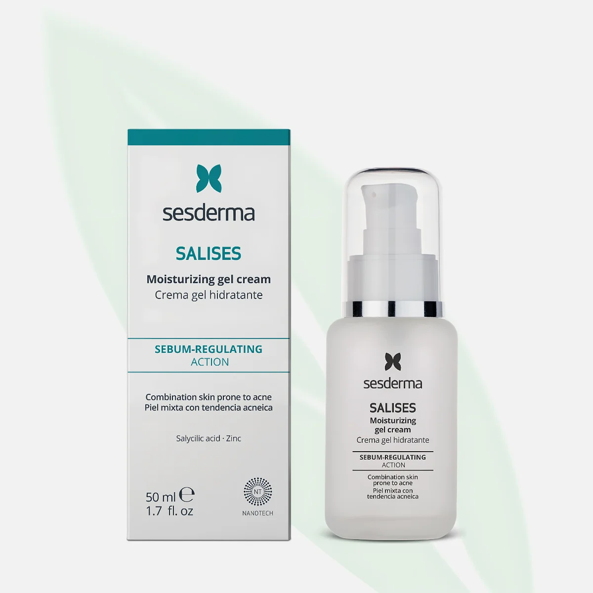 SESDERMA Salises Moisturizing Gel Cream for Oily & Acne-Prone Skin 50ml