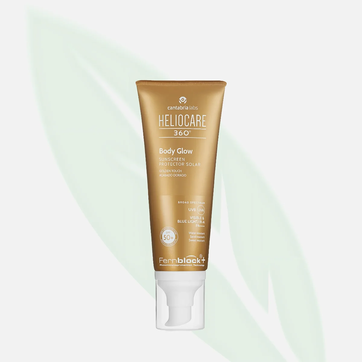 HELIOCARE واقي شمس الجسم المضيء باللمسة الذهبية SPF50+ 100 مل
