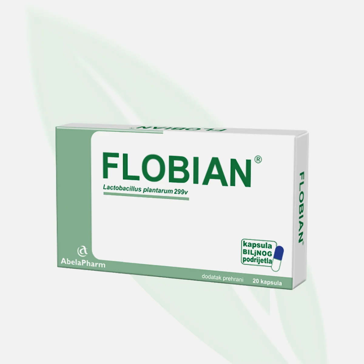 FLOBIAN كبسولات بروبيوتيك لصحة الأمعاء والقولون العصبي 20 كبسولة