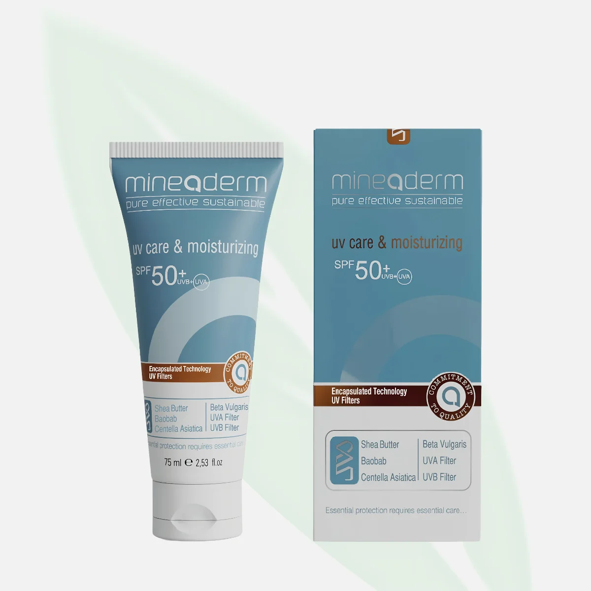 MINEADERM UV Care & Moisturizing Cream SPF 50+ 75ml