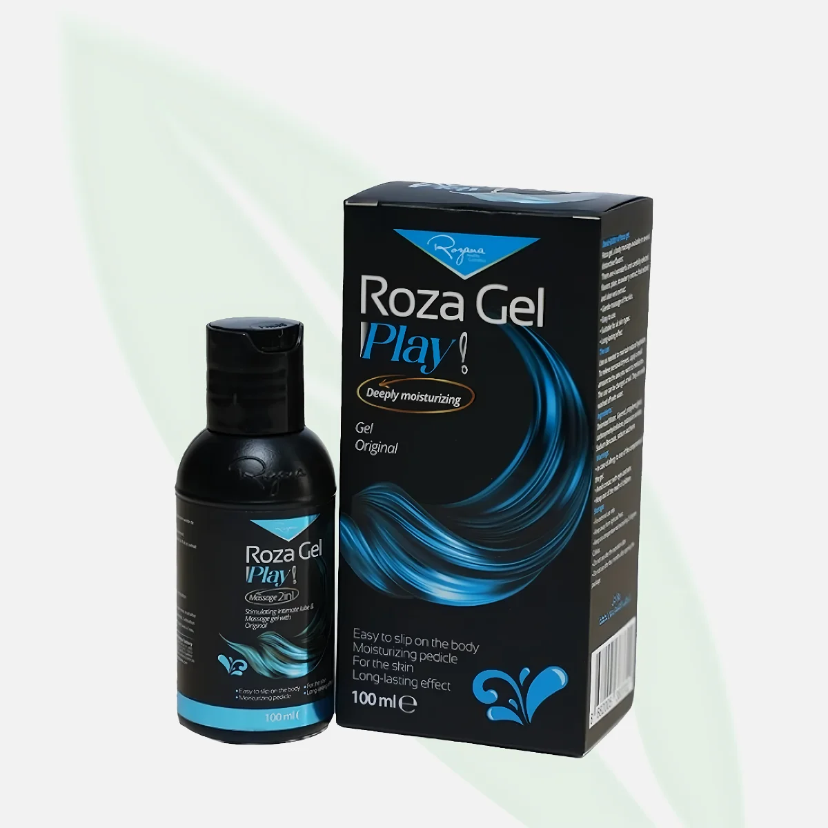 ROZANA Roza Gel Play مزلّق حميمي بالصيغة الأصلية أساس مائي 100 مل ROZANA Roza Gel Play مزلّق حميمي بالصيغة الأصلية أساس مائي 100 مل