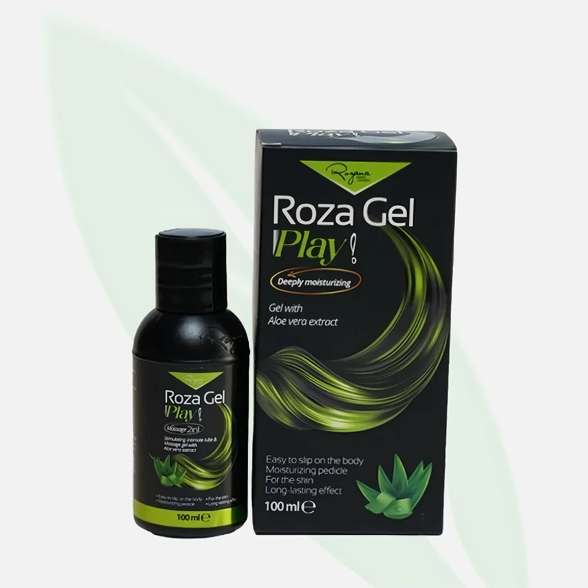 ROZANA Roza Gel Play مزلّق حميمي بالصبّار أساس مائي 100 مل ROZANA Roza Gel Play مزلّق حميمي بالصبّار أساس مائي 100 مل