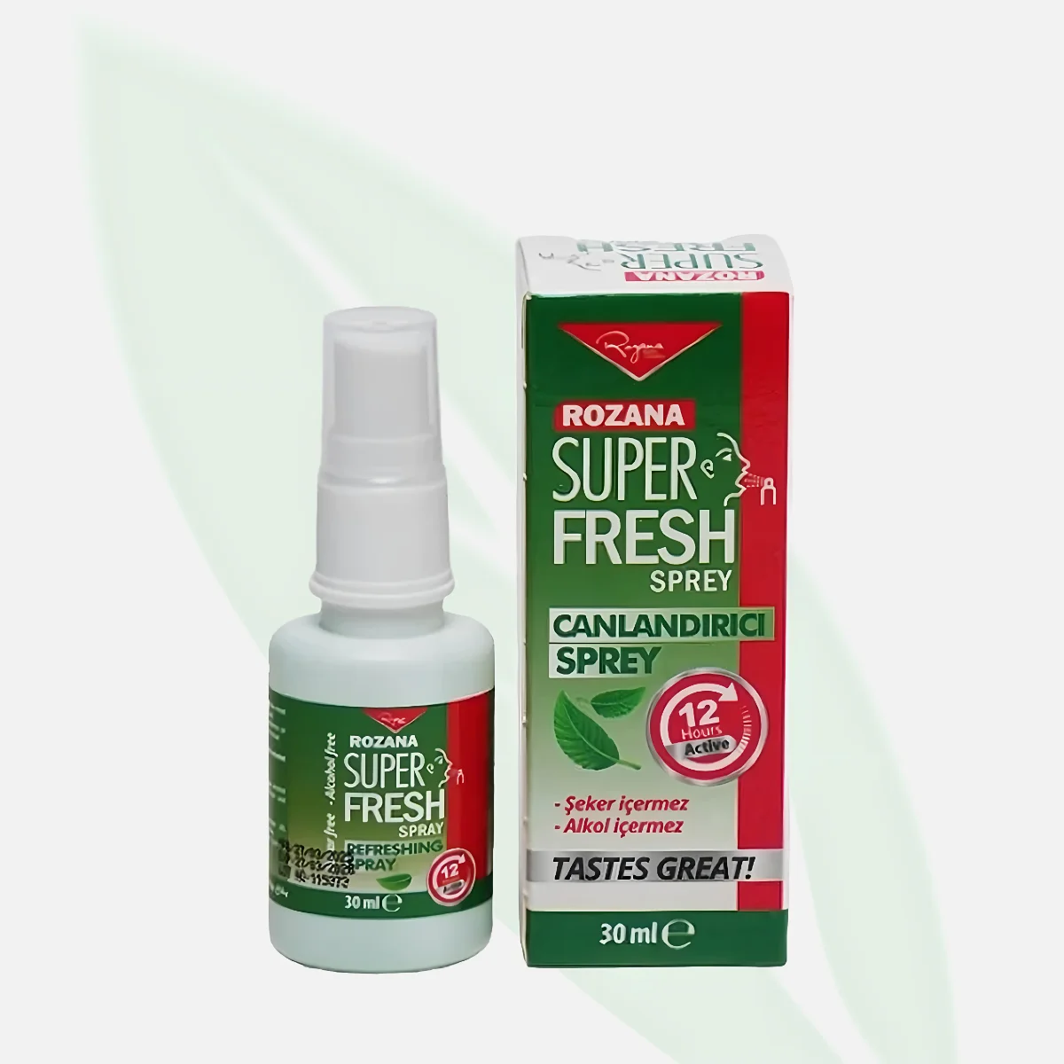 ROZANA Super Fresh Spray Mint & Bilberry Extract 30ml