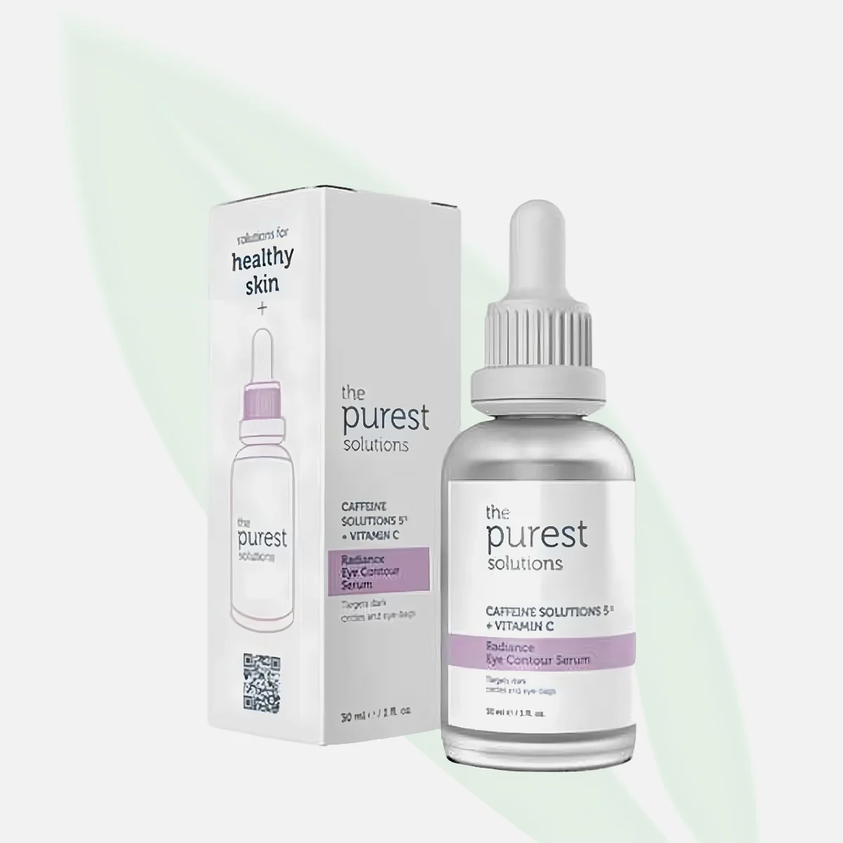 THE PUREST SOLUTIONS سيروم كافيين 5%+فيتامين C للعينين 30 مل