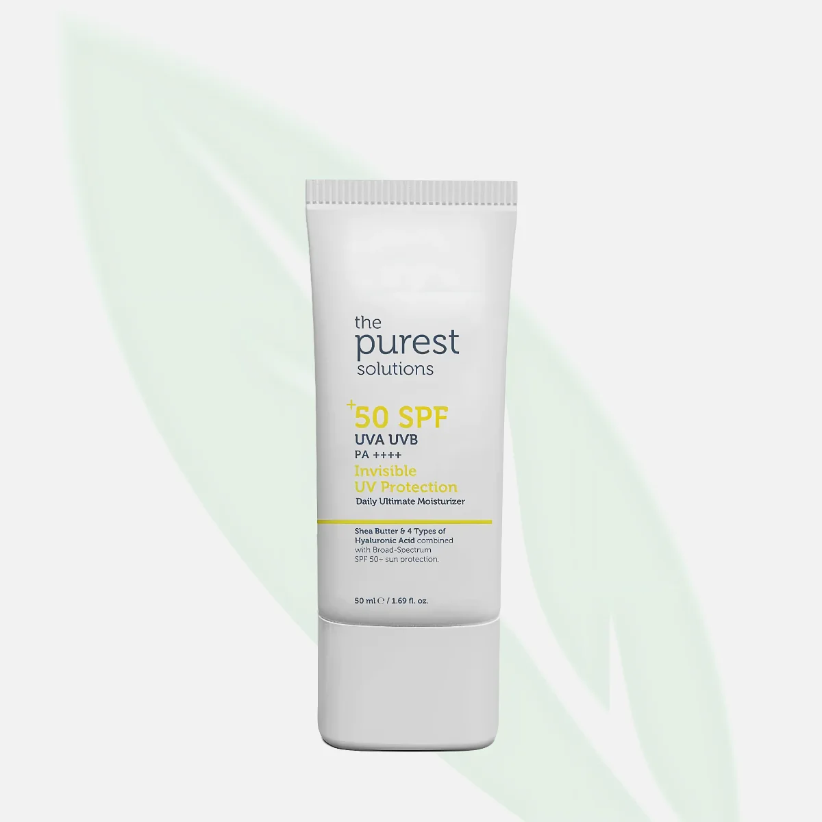 THE PUREST SOLUTIONS Invisible UV Protection Daily Intensive Moisturizer SPF50 50ml