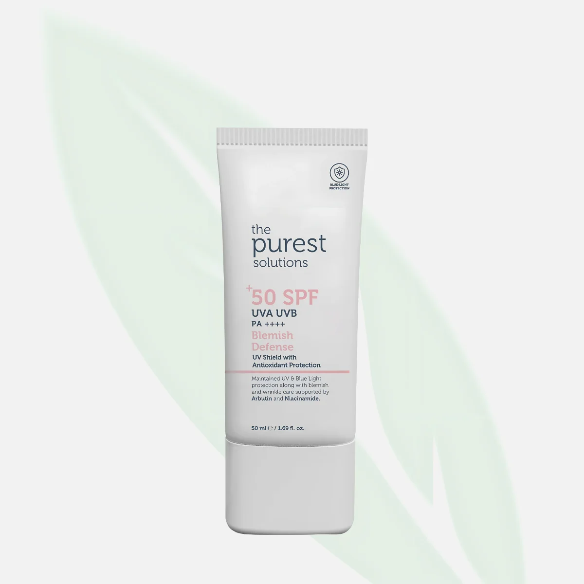 THE PUREST SOLUTIONS Blemish Defense UV Shield Antioxidant Protection SPF50 50ml