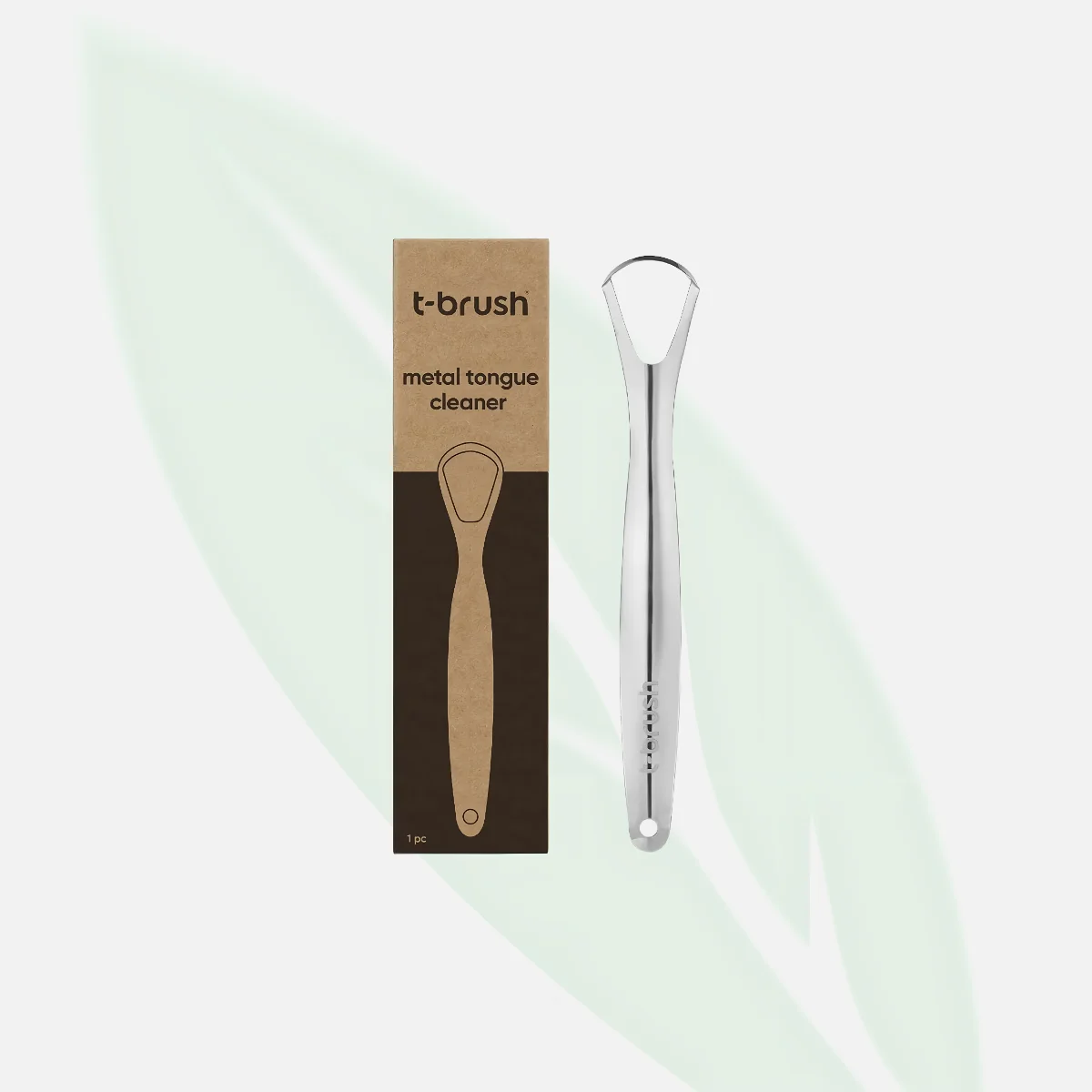 T-Brush Metal Tongue Cleaner 1pc