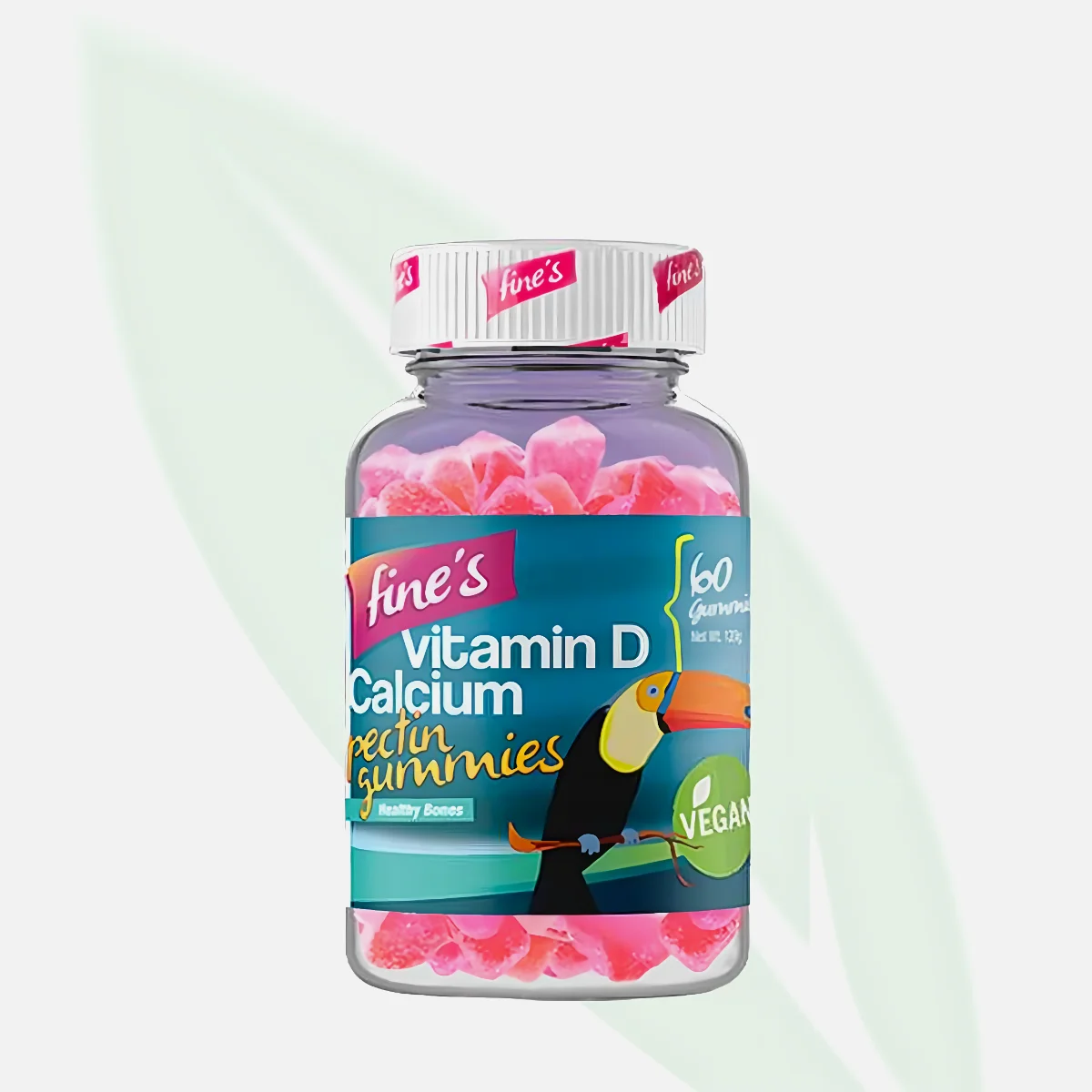 FINES Vitamin D3 + Calcium Gummies 60 Gummies FINES Vitamin D3 + Calcium Gummies 60 Gummies