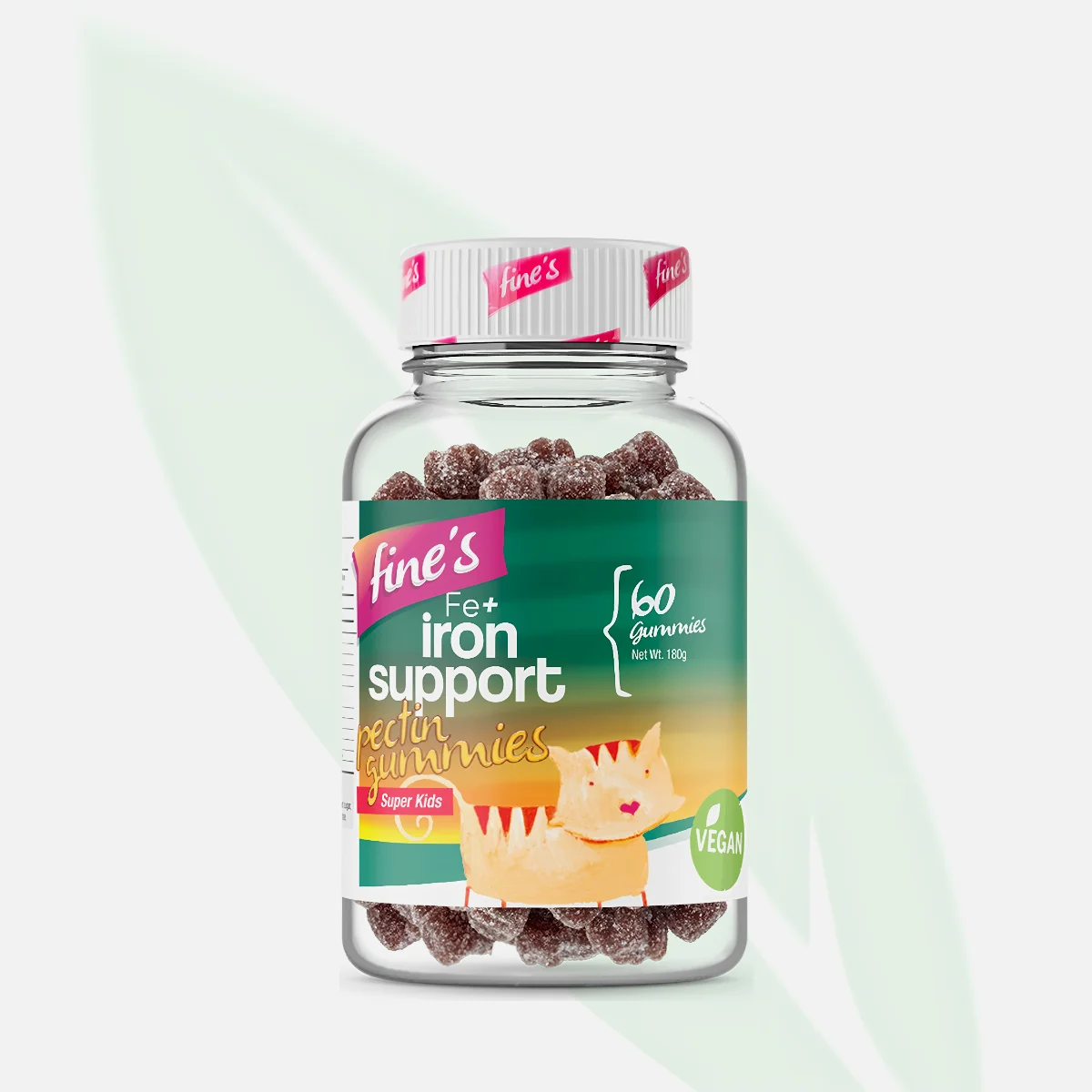 FINES Fe+ Iron Support Kids Gummies 60 Pcs FINES Fe+ Iron Support Kids Gummies 60 Pcs