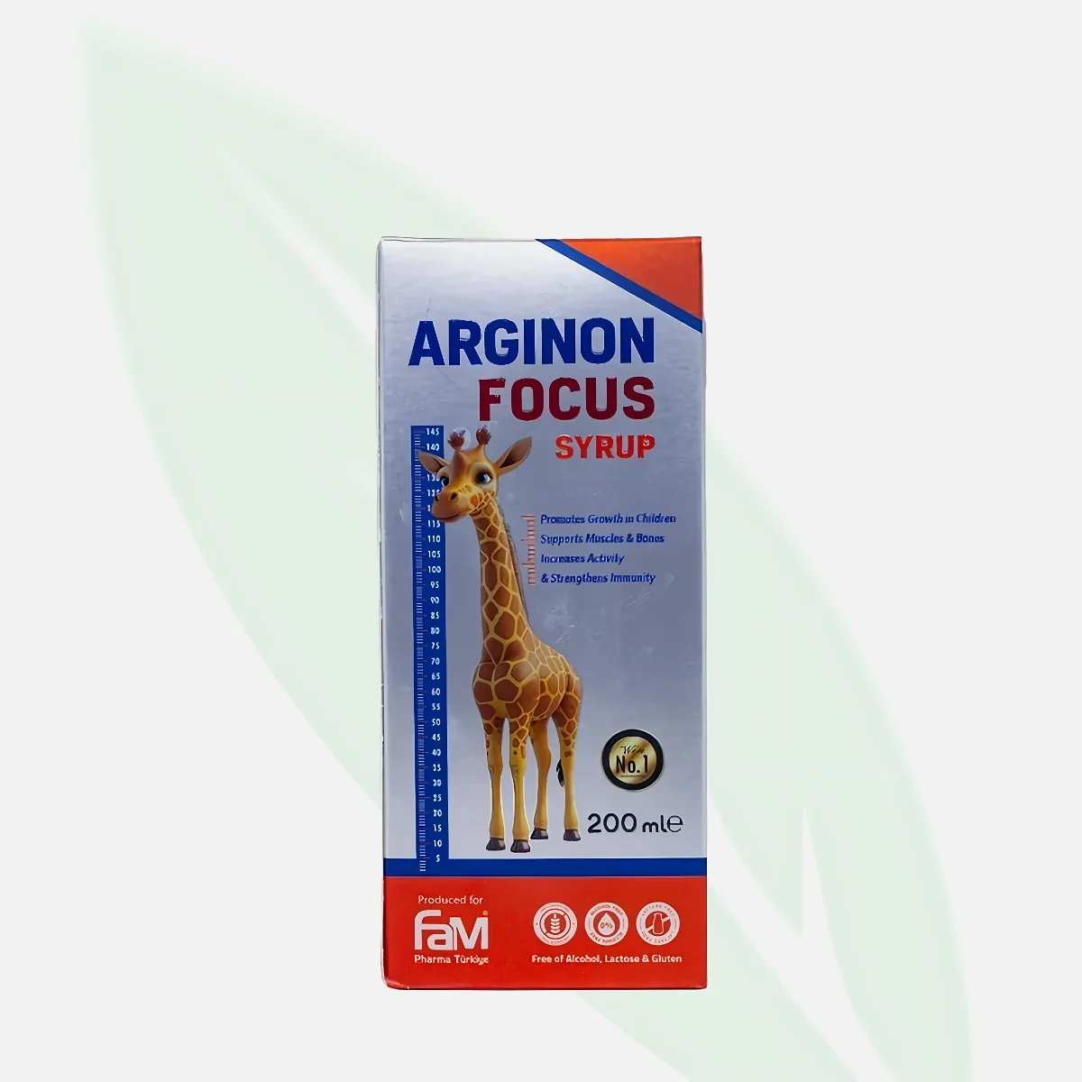 ARGINON Focus Children Growth & Cognitive Support Syrup 200ml