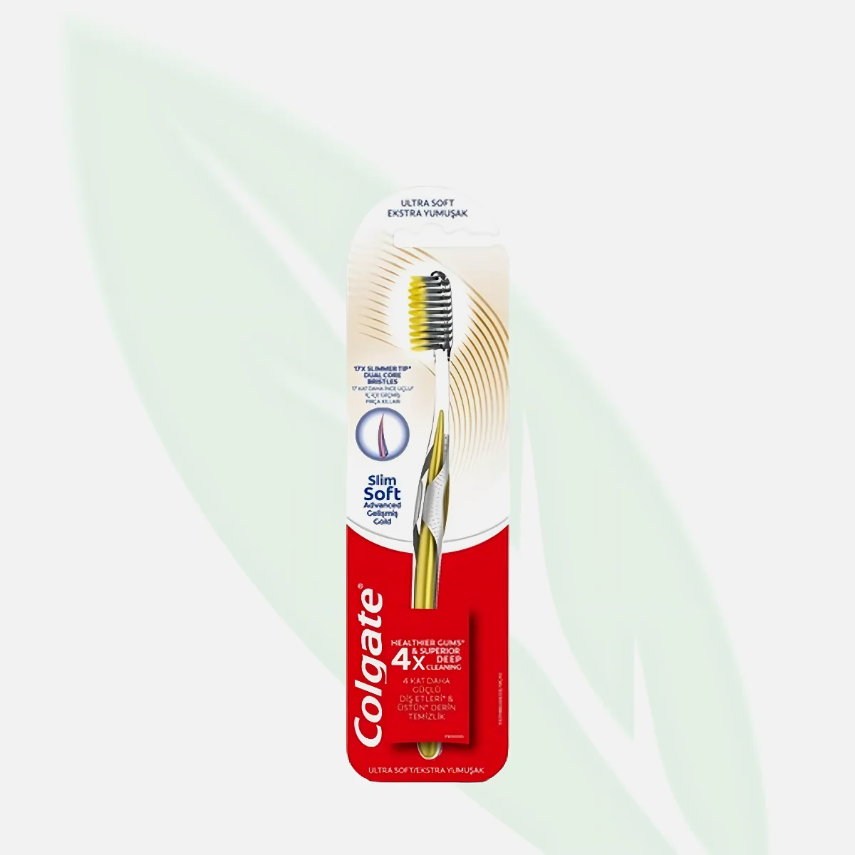 COLGATE فرشاة أسنان Ultra Soft ناعمة للأسنان الحسّاسة 2 قطعة