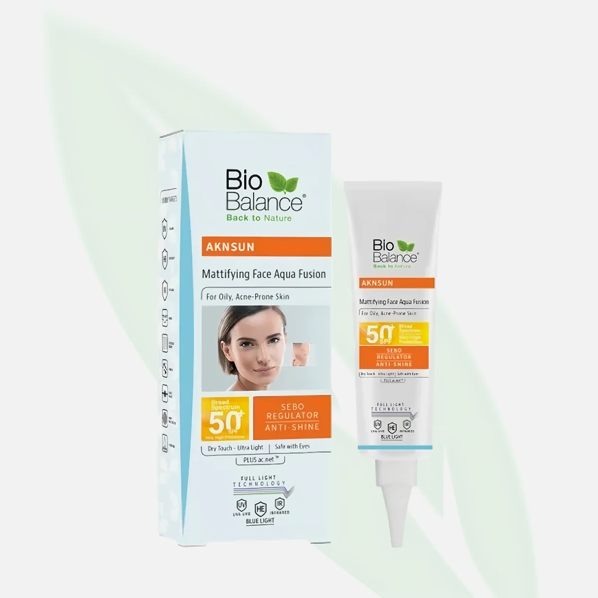 BIO BALANCE AKNSUN Mattifying Face Aqua Fusion SPF50+ 40ml