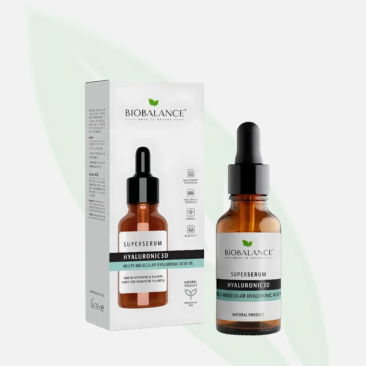 BIO BALANCE Hyaluronic 3D Multi-Molecular Hyaluronic Acid 1% Super Serum 30ml