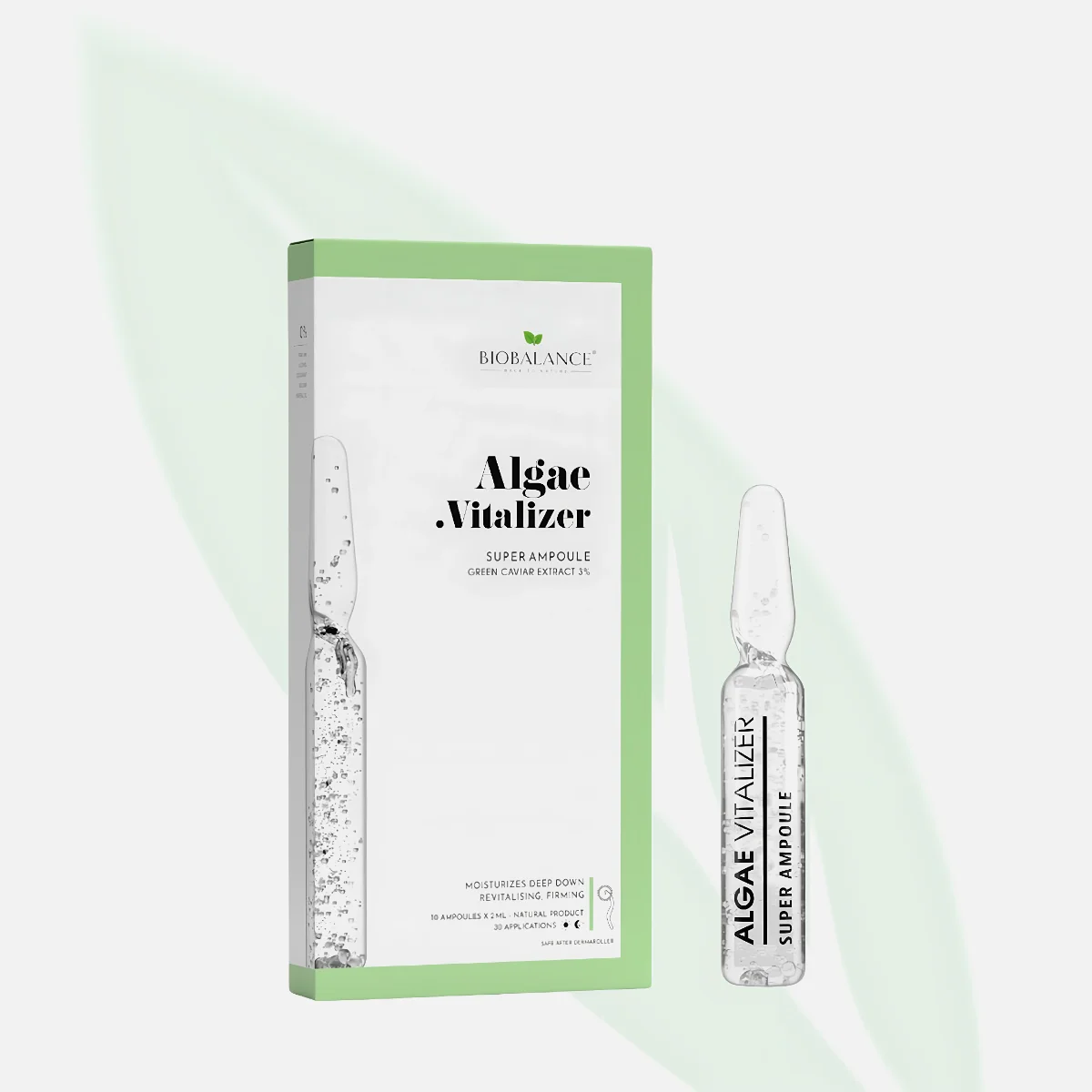 BIOBALANCE Algae Vitalizer Green Caviar Extract 3% Super Ampoule 10x2ml BIOBALANCE Algae Vitalizer Green Caviar Extract 3% Super Ampoule 10x2ml