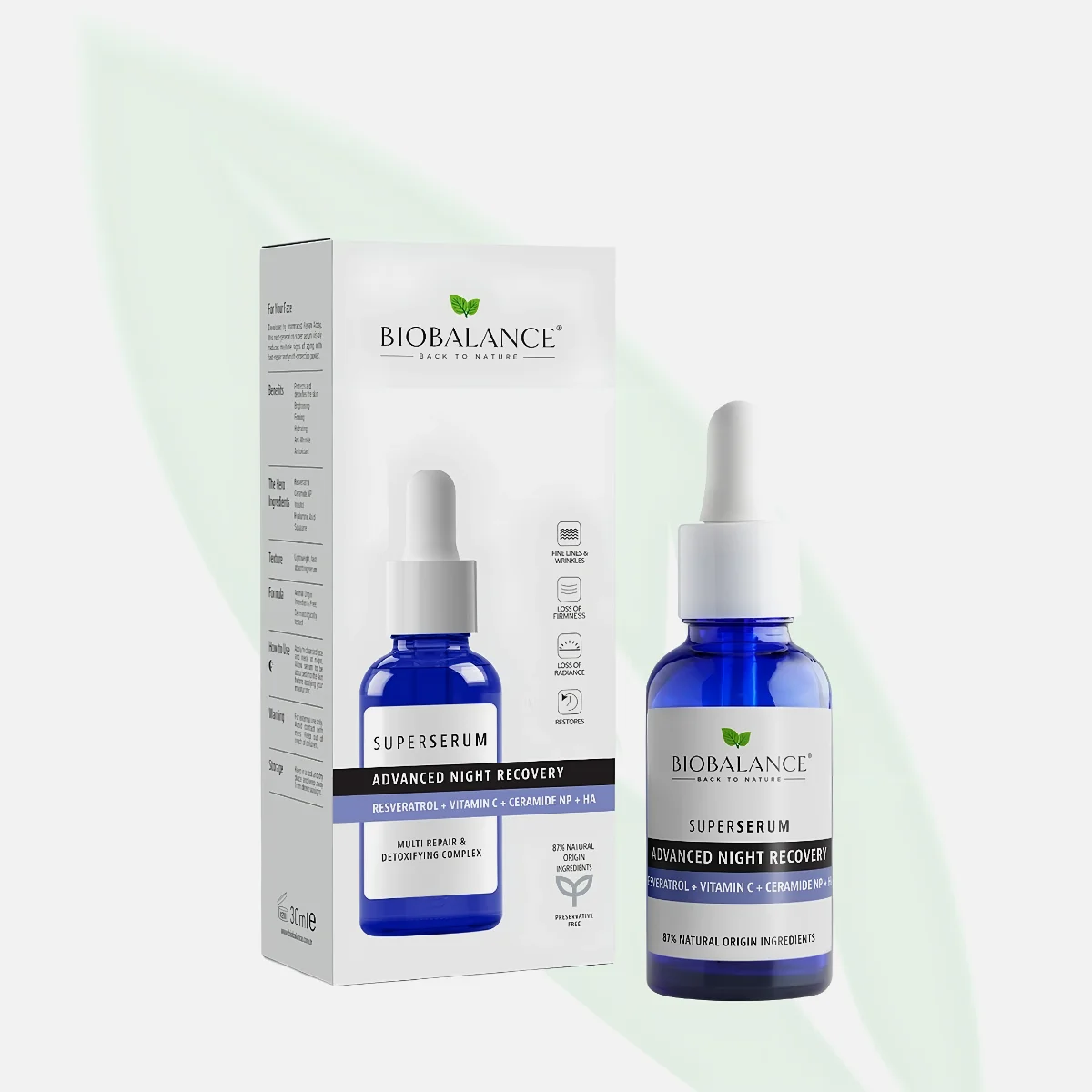 BIOBALANCE Advanced Night Recovery Super Serum 30ml BIOBALANCE Advanced Night Recovery Super Serum 30ml