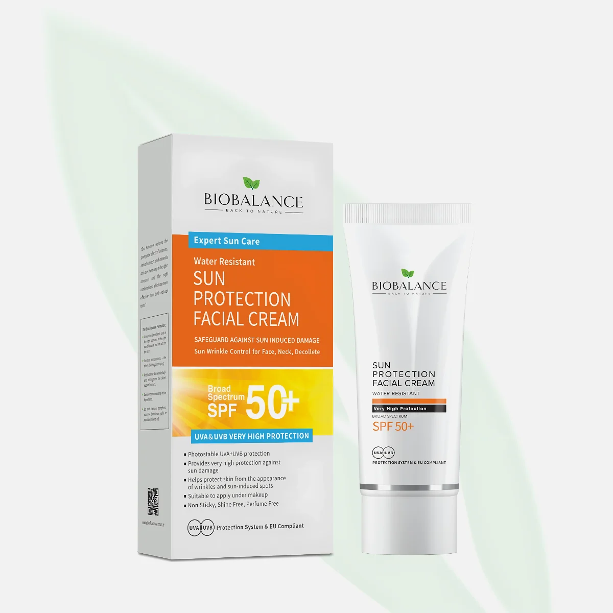 BIO BALANCE كريم الوجه واقي الشمس بمرشحات UV فوتوثابتة SPF 50+ 75 مل