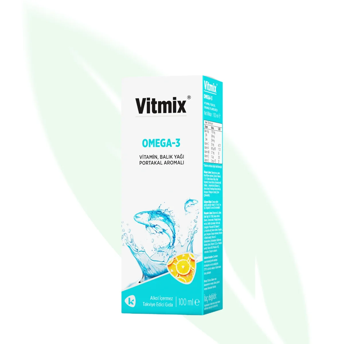 VITMIX Omega-3 Syrup for Kids Orange Flavour 100ml